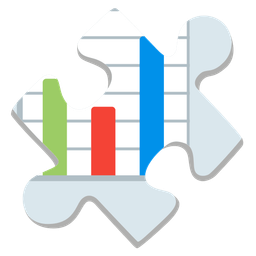 puzzle piece and bar chart