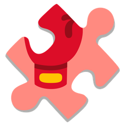 puzzle piece and boxing glove