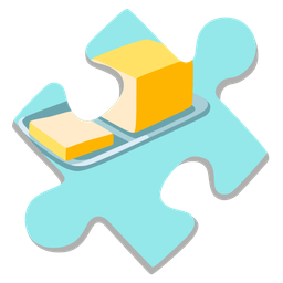 puzzle piece and butter