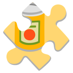 puzzle piece and canned food