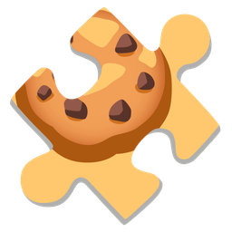 puzzle piece and cookie