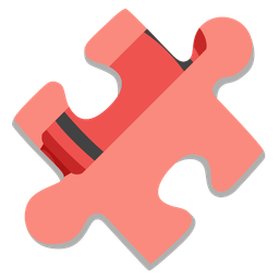 puzzle piece and crayon