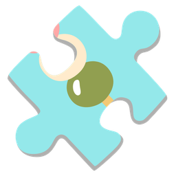 puzzle piece and dango