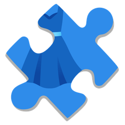 puzzle piece and dress