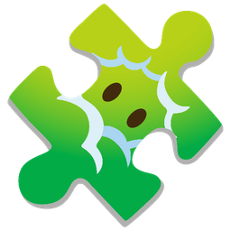 puzzle piece and face in clouds