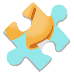 puzzle piece and fortune cookie