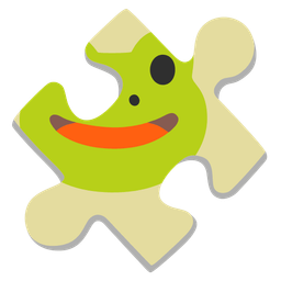 puzzle piece and frog