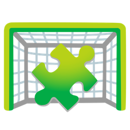 puzzle piece and goal net