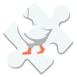 puzzle piece and goose