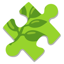 puzzle piece and herb