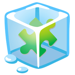 puzzle piece and ice