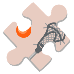 puzzle piece and lacrosse