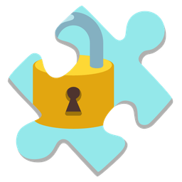 puzzle piece and locked