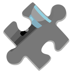 puzzle piece and microphone