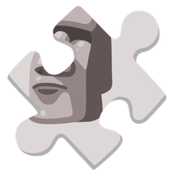 puzzle piece and moai