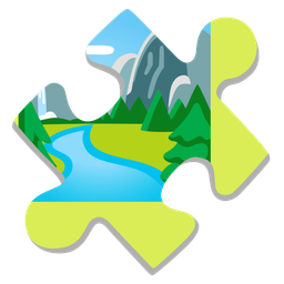 puzzle piece and national park