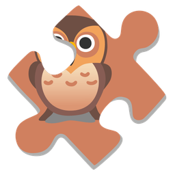 puzzle piece and owl