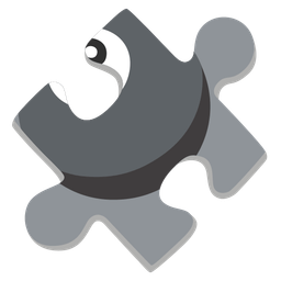 puzzle piece and pool 8 ball