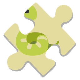 puzzle piece and snake