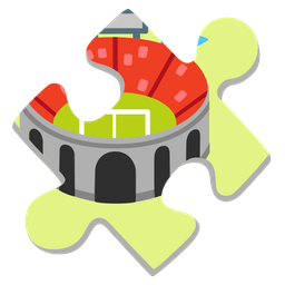 puzzle piece and stadium