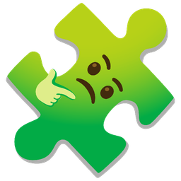 puzzle piece and thinking face