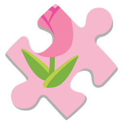 puzzle piece and tulip