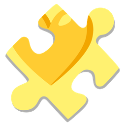 puzzle piece and yellow heart