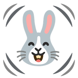 Rabbit face and Beating heart