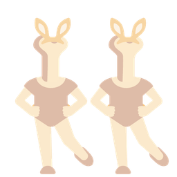 Rabbit face and Bone