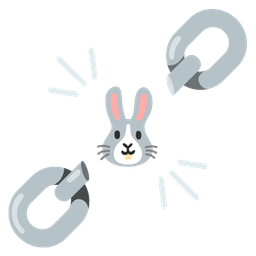 Rabbit face and Chains