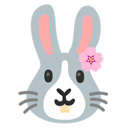 Rabbit face and Cherry blossom