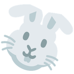 Rabbit face and Cloud