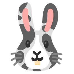 Rabbit face and Cow face