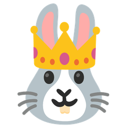 Rabbit face and Crown