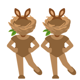 Rabbit face and Empty nest