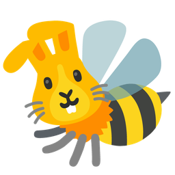 Rabbit face and Honeybee