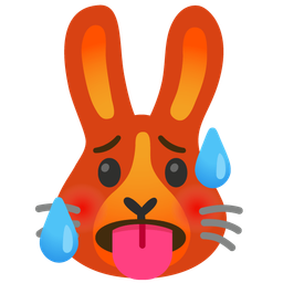 Rabbit face and Hot face