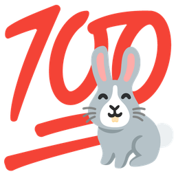 Rabbit face and Hundred points