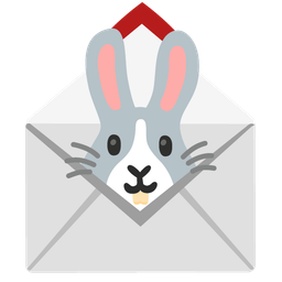 Rabbit face and Love letter