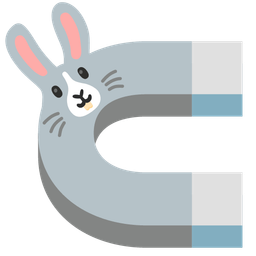 Rabbit face and Magnet