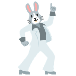 Rabbit face and Mirror ball