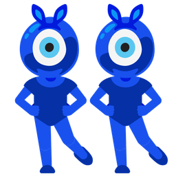 Rabbit face and Nazar amulet