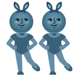 Rabbit face and New moon face