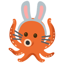 Rabbit face and Octopus