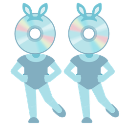 Rabbit face and Optical disk