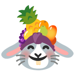 Rabbit face and Pineapple