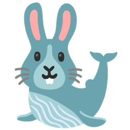 Rabbit face and Spouting whale