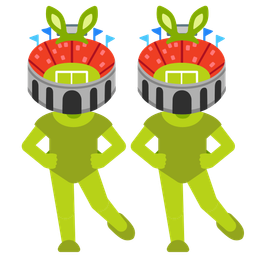 Rabbit face and Stadium