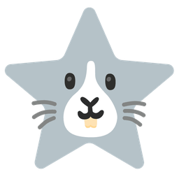 Rabbit face and Star