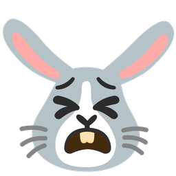 Rabbit face and Tired face